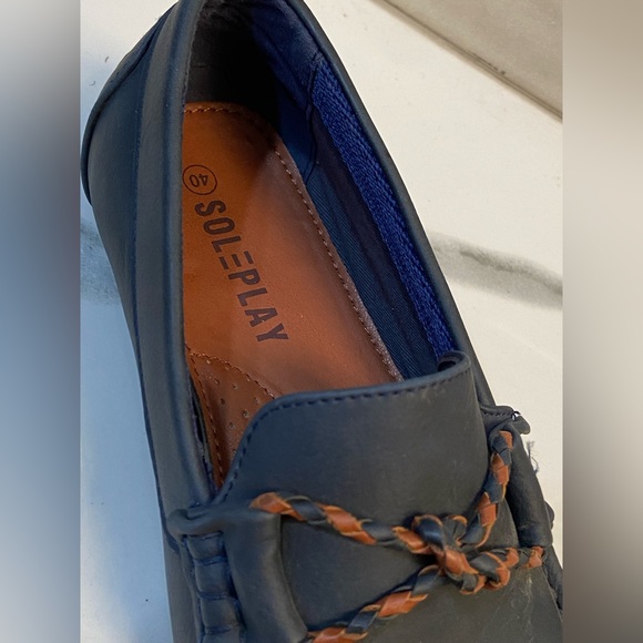 By TATA:WESTSIDE SOLEPLAY Navy blue formal shoes for men - Picture 5 of 6